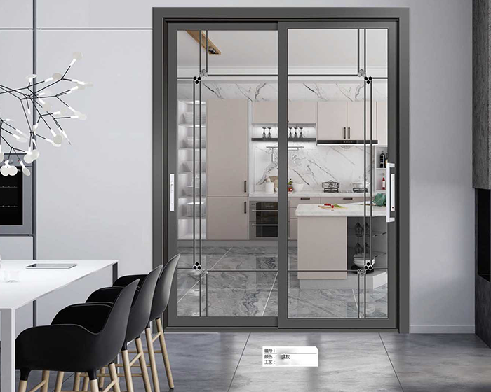 典雅推拉玻璃门